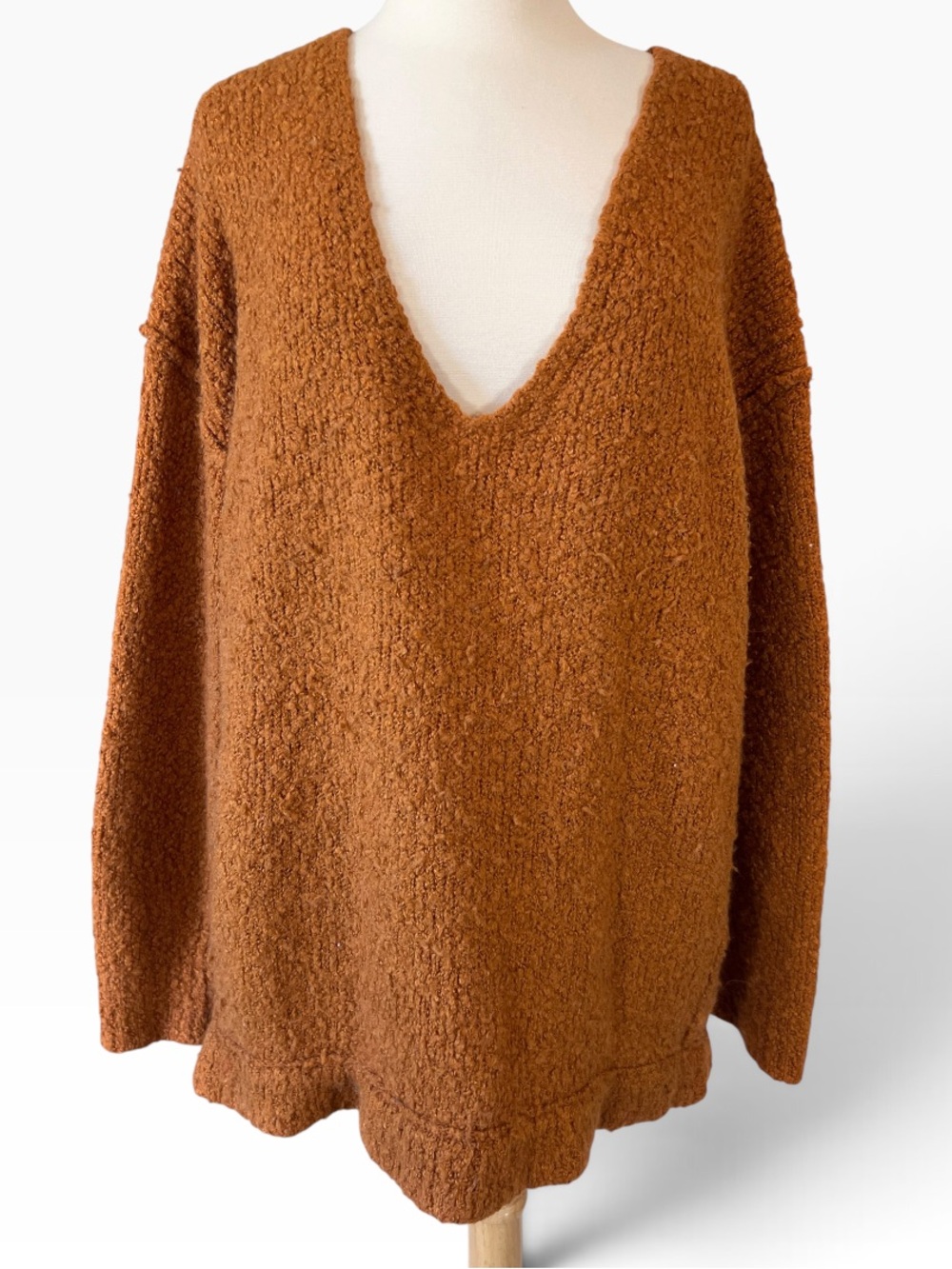 Free People Lofty V-neck Sweater